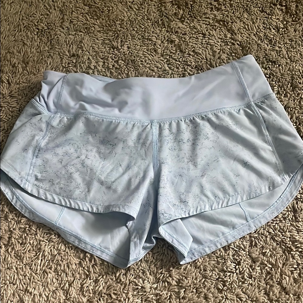 Women's Light Gray Athletic Shorts